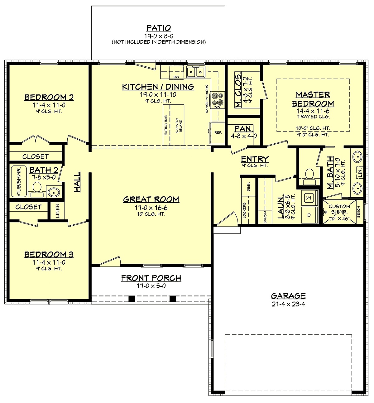 1800SF Floor Plan